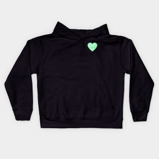 Heart Plaster MINT Kids Hoodie